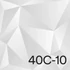 40C-10 white glossy (1,37 m)